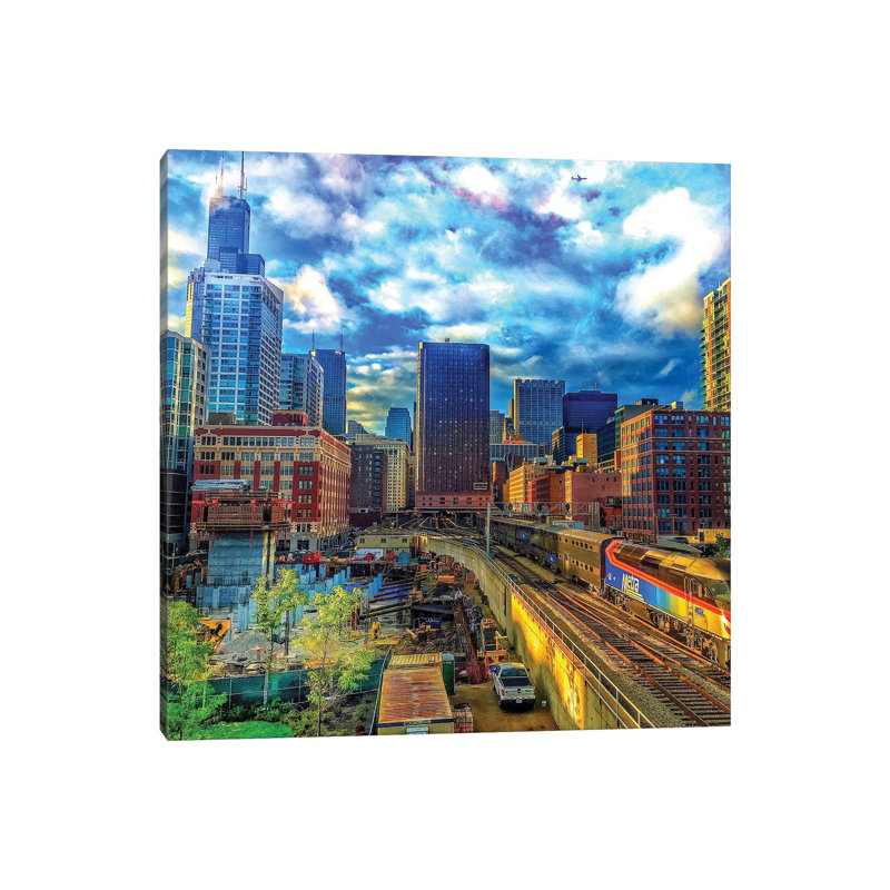 Northbound Train by Caitlin Vera - Wrapped Canvas Gallery-Wrapped Canvas Giclée, 45.72 cm H x 45.72 cm W x 3.175 cm D