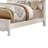 Harlyn White Wood Frame Eastern King Panel Bed