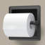 Recessed Toilet Paper Holder with Pivoting Arm-105332578