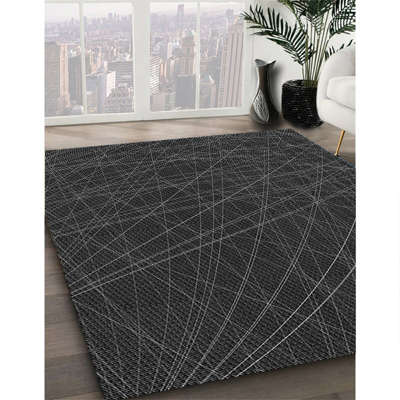 Abstract Indoor Rug, Rectangle 7' x 9'