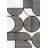 Nordby High-Low Geometric Arch Scandi Striped Black/White Rug-129807538
