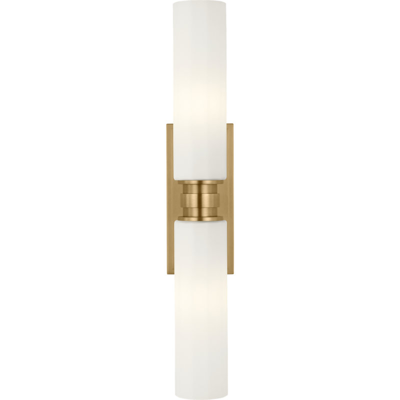 Chapman and Myers Traditional Fairfax Vanity Light, Estate Brass