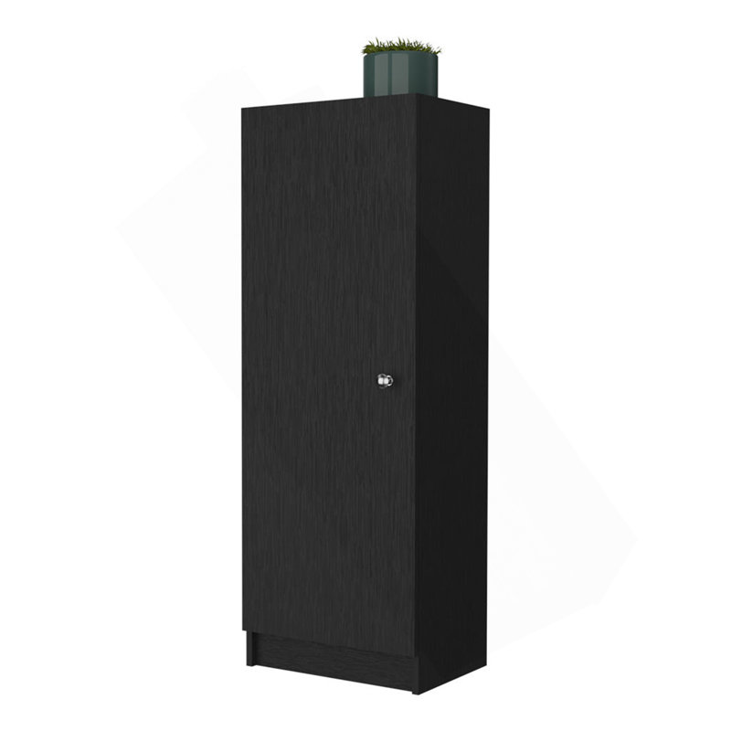 Miami Single Door Pantry, Four Shelves