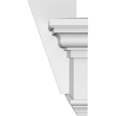 Endurathane Traditional Crosshead w/ Flat Keystone, 79" Bottom Width x 82 7/8" Top Width x 7 1/4"H x 1"P, Factory Primed