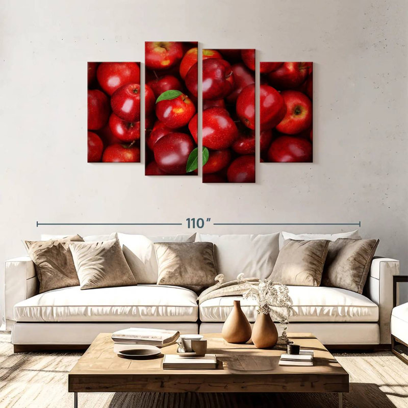 Pommes rouges fraîches Yarlin, H 48 po x l 75 po