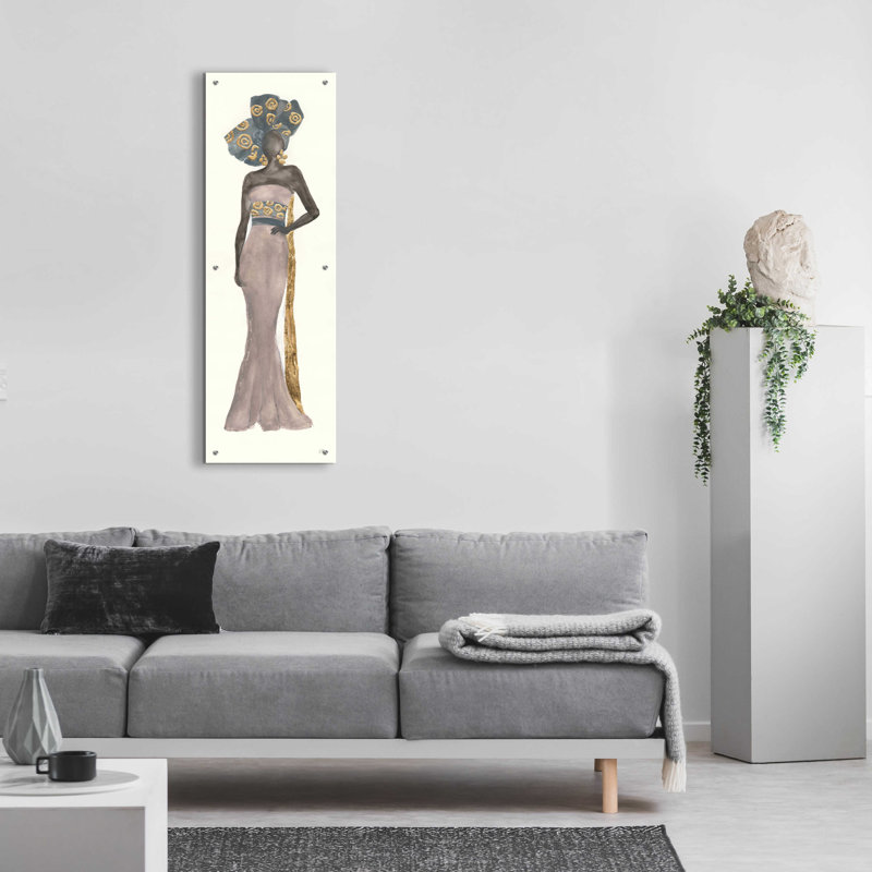 «Global Fashion II» par Chris Paschke, H 48 po x l 16 po