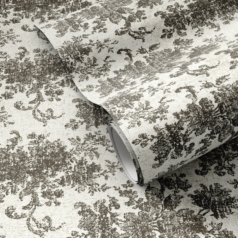 Fallingbrook Damask Wallpaper, 52"x132", Fallingbrook Olive II