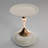 Modern Metal Round Tray Side Table With Pedestal Base-1341089498