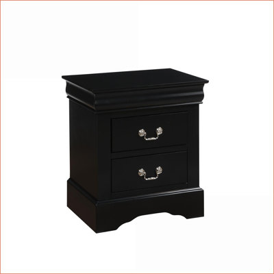 Table de chevet 2 tiroirs Louis Philippe