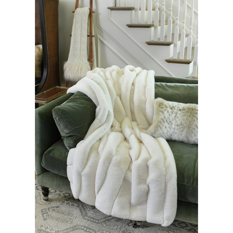 Faux Fur Posh Throw