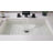  Deck Mounted Widespread Bathroom Sink Faucet With Waterfall Spout