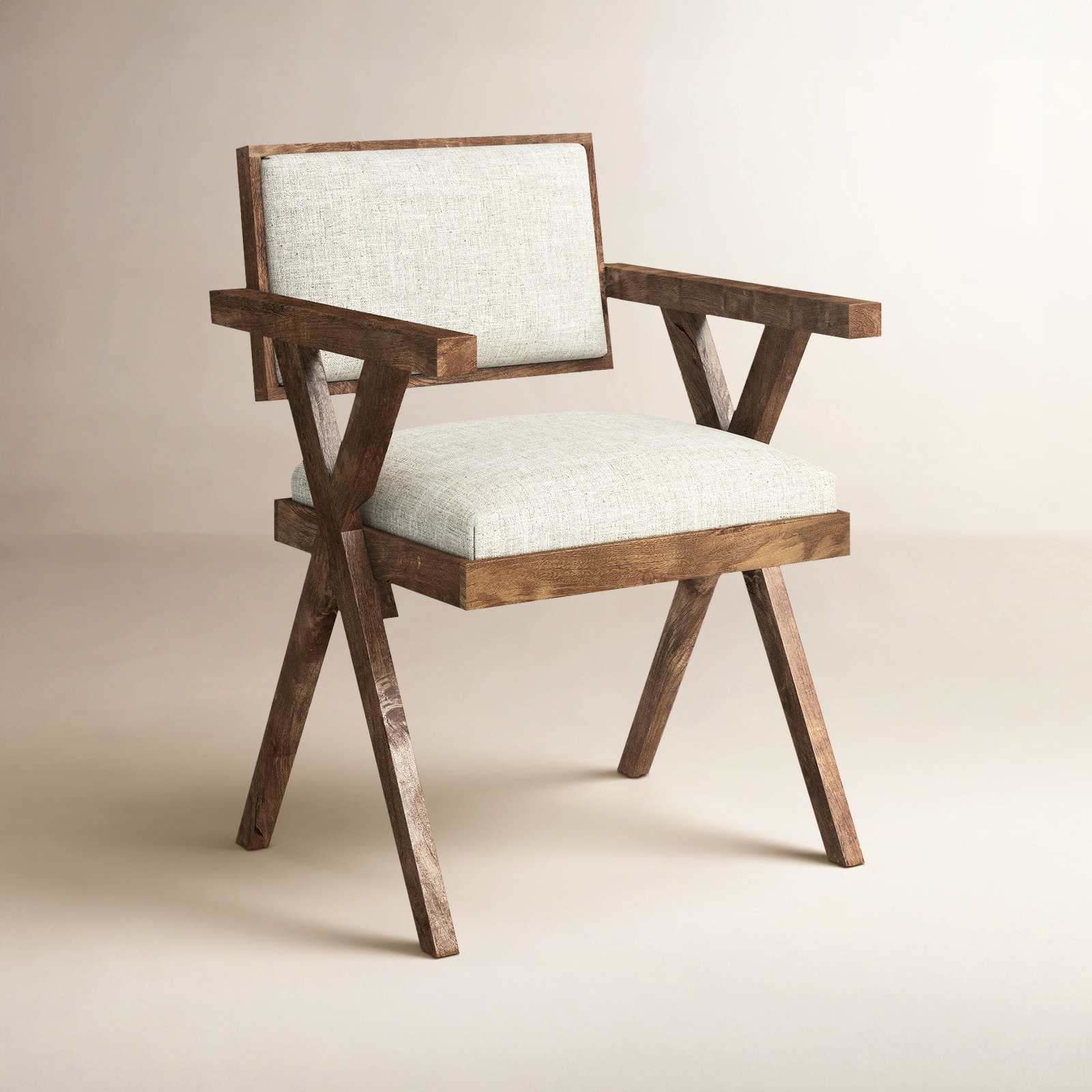 Desi 23"Cm Wide Armchair, Brown