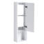 Meuble-lavabo autoportant de 48 po avec lavabo en résine, 2 rangements, deux armoires murales, système de fermeture en douceur, contreplaqué blanc brillant pour une mise à niveau de conception efficace