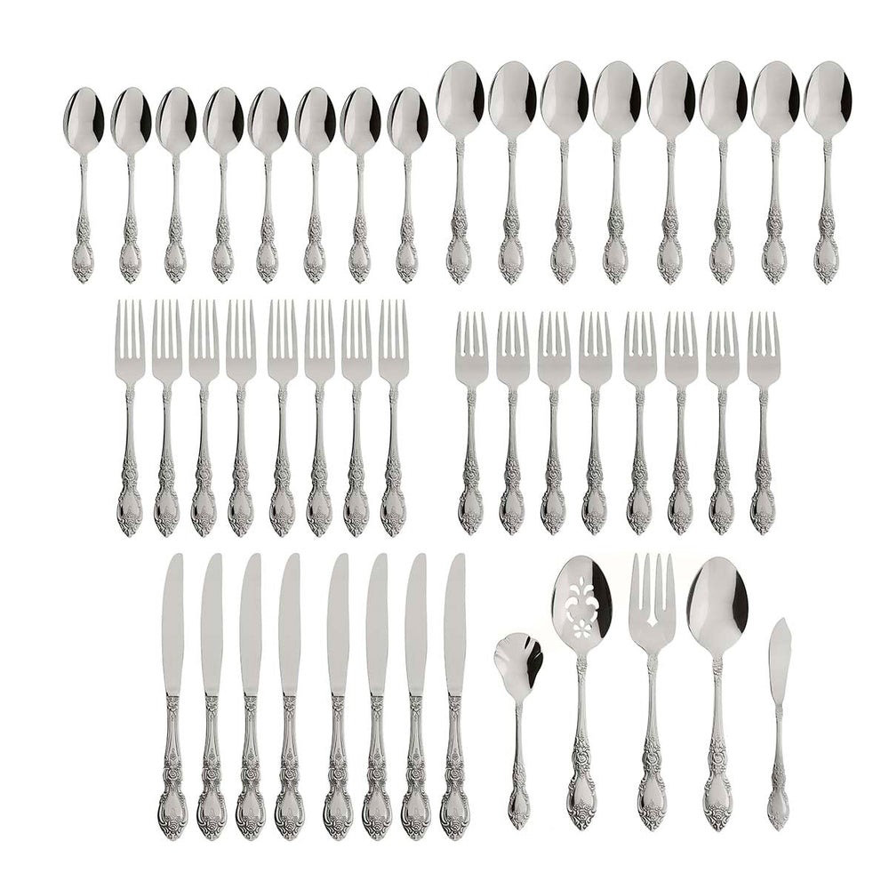 Wordsworth 45 Piece Everyday Flatware Set Oneida
