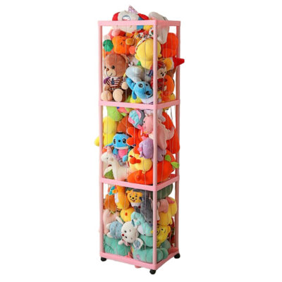 Large Storage Bin, Collapsible Clothes Hamper for Laundry, Holds Plush Toys
