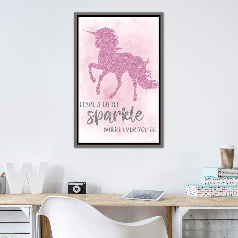 Art sparkle, Toile encadrée de bois rustique foncé, H 26 po x l 18 po x P 1,5 po
