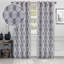 Paire de rideaux obscurcissant 100% polyester Écosse-2040323807-2040323777