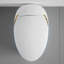 Toilette de salle de bain intelligente avec bidet, système d'ouverture / fermeture automatique, capteur de pied, affichage à DEL, eau chaude et sécheuse, fonction blanche, chasse d'eau puissante de 1,28 po, écran,-121634160