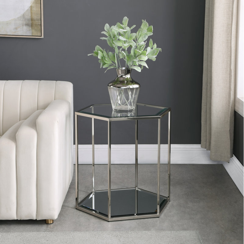 Table de bout Sei, Chrome chrome