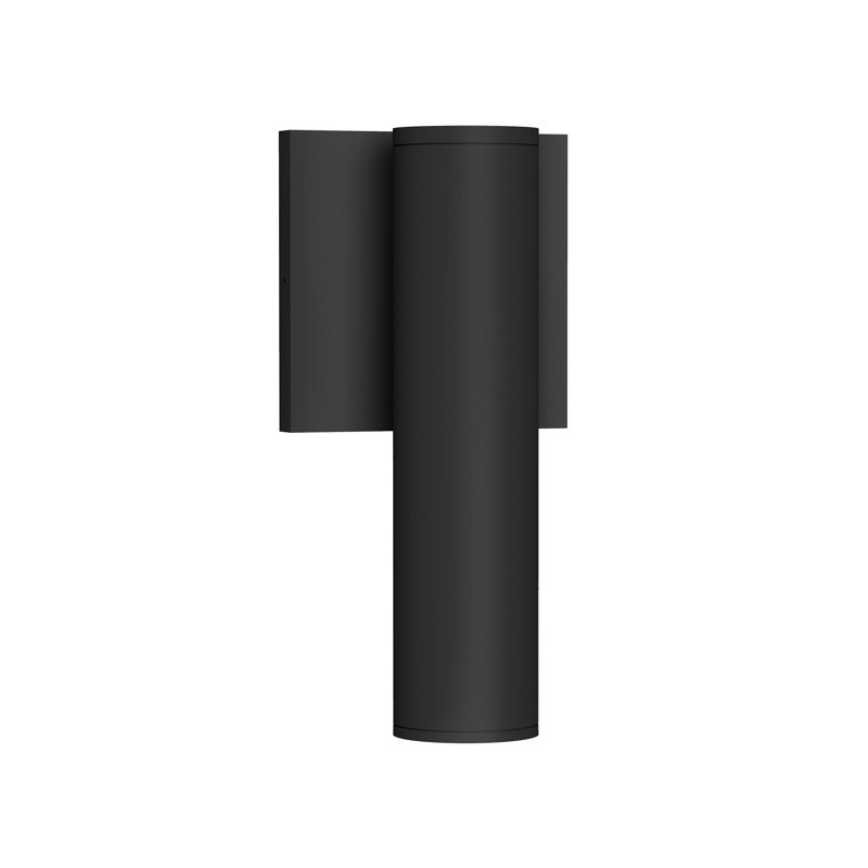 Lorna 1 - Light LED Flush Mounted Sconce, 9" H x 4.63" W x 3" D, Black, 10 W