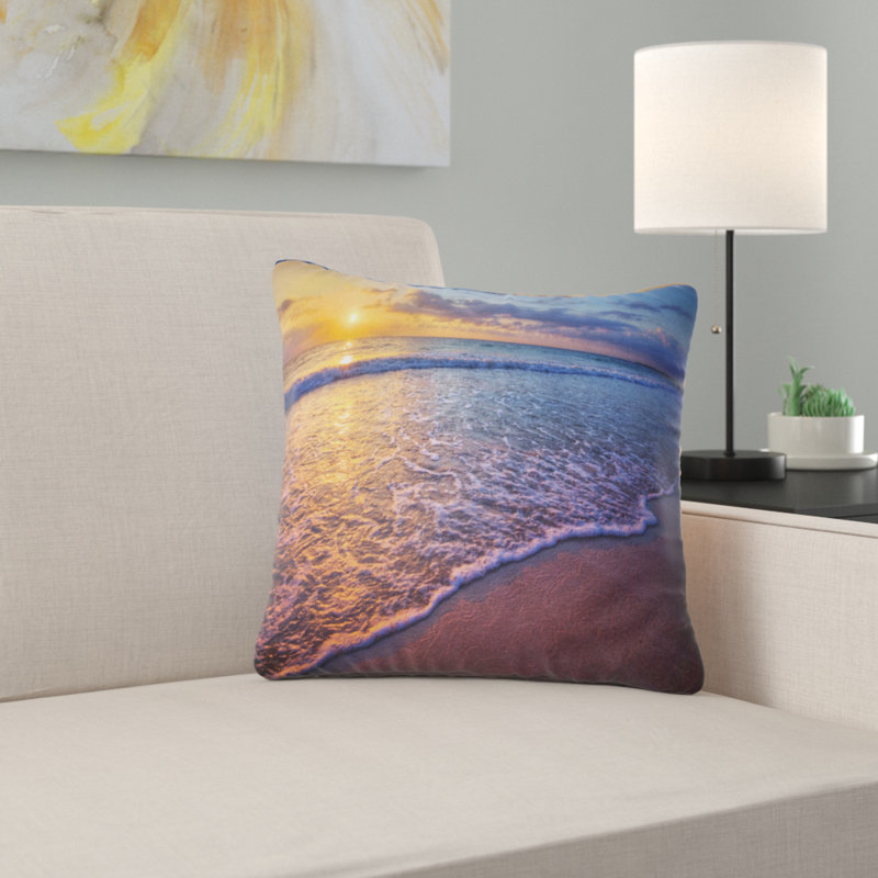 Coussin Sunset, 16 po x 1 po, Coussin décoratif