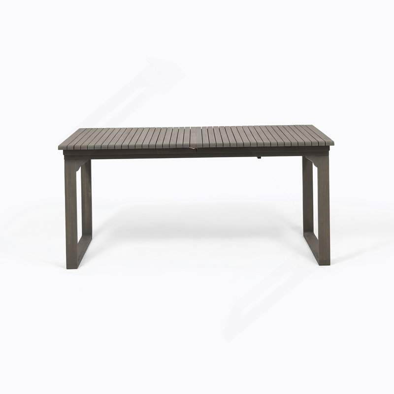 Outdoor Expandable Wood Dining Table