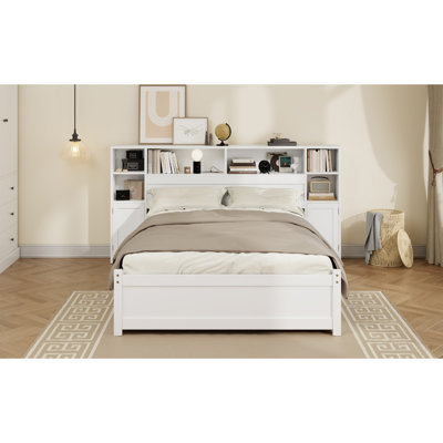 Lit de rangement multifonctionnel en bois avec un design moderne pour les chambres et les dortoirs