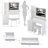 Reno Makeup Vanity with Adjustable LED Mirror, Stool & Spacious Storage-1765557937