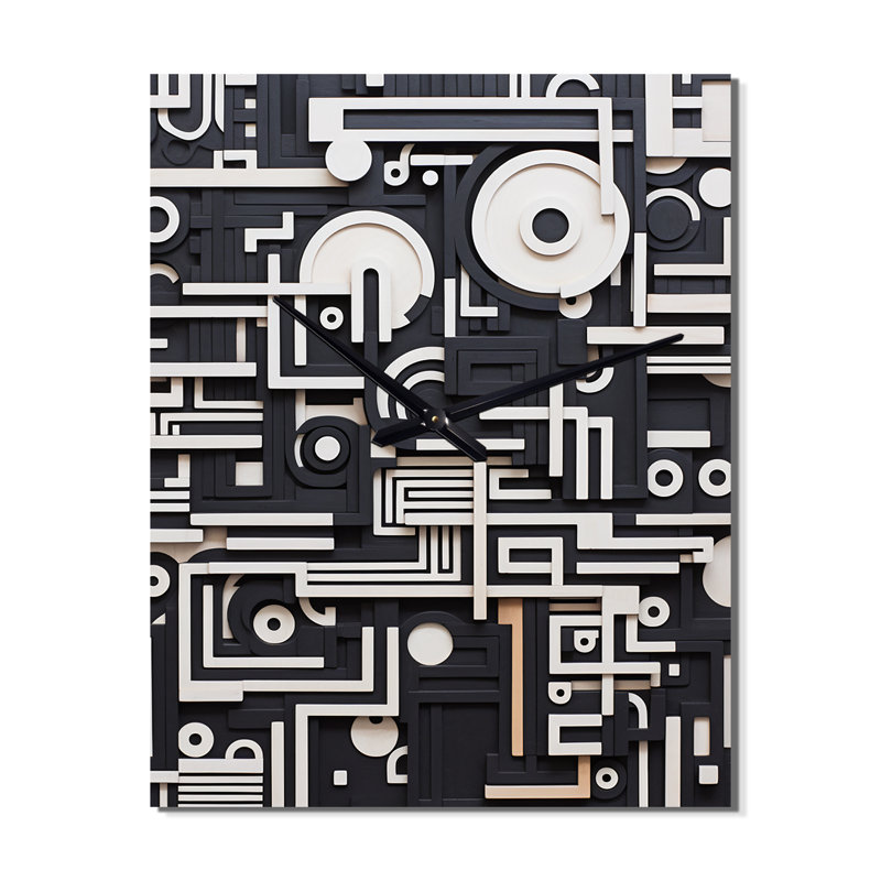 Horloge murale Urban Vision, H 32 po x l 24 po x P 1 po