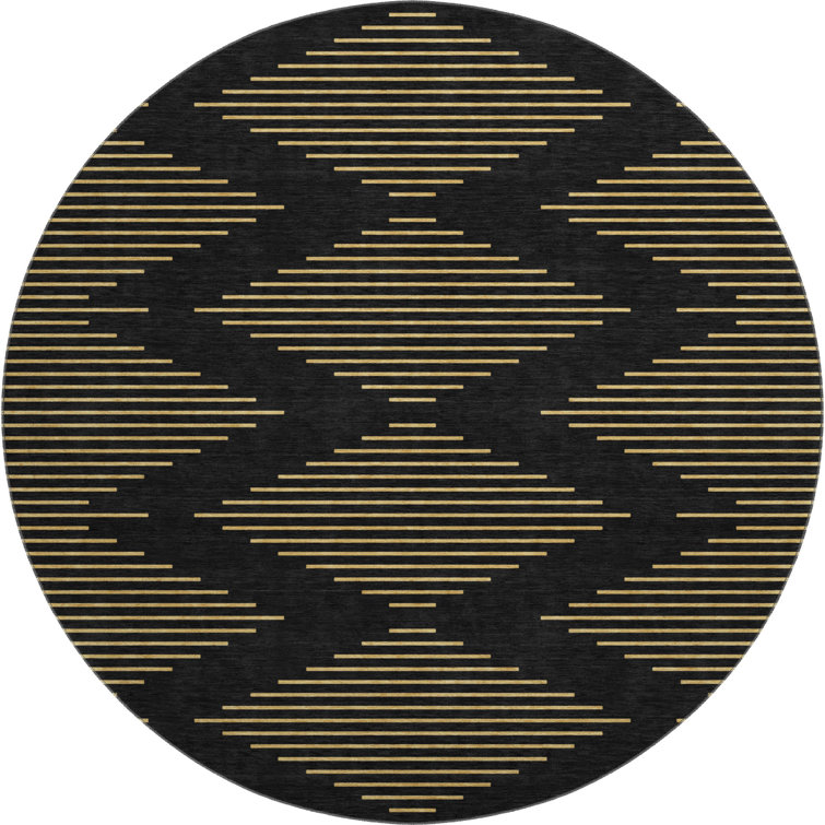 Premium Machine Washable Jahnke AMF1017 Geometric Rug