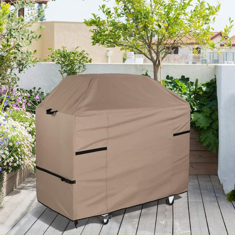 Waterproof Grill Cover,Heavy Duty,Anti-UV,Brown