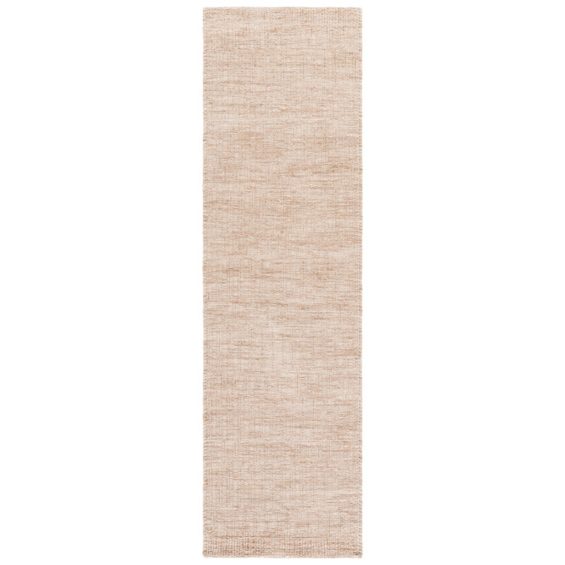Natura 230 Hand Woven Wool Pile No Pattern Rug, Runner 2'3" x 8'
