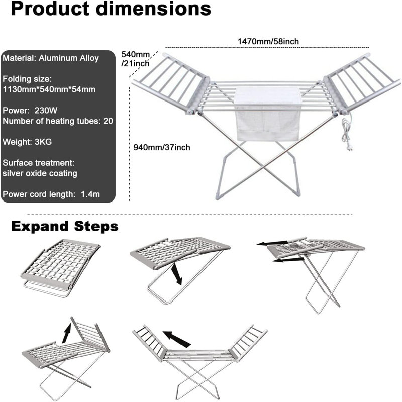 Aluminum Standard Drying Rack