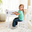 Kids 2 Piece Rectangular Arts And Crafts Table and Chair Set-198161877