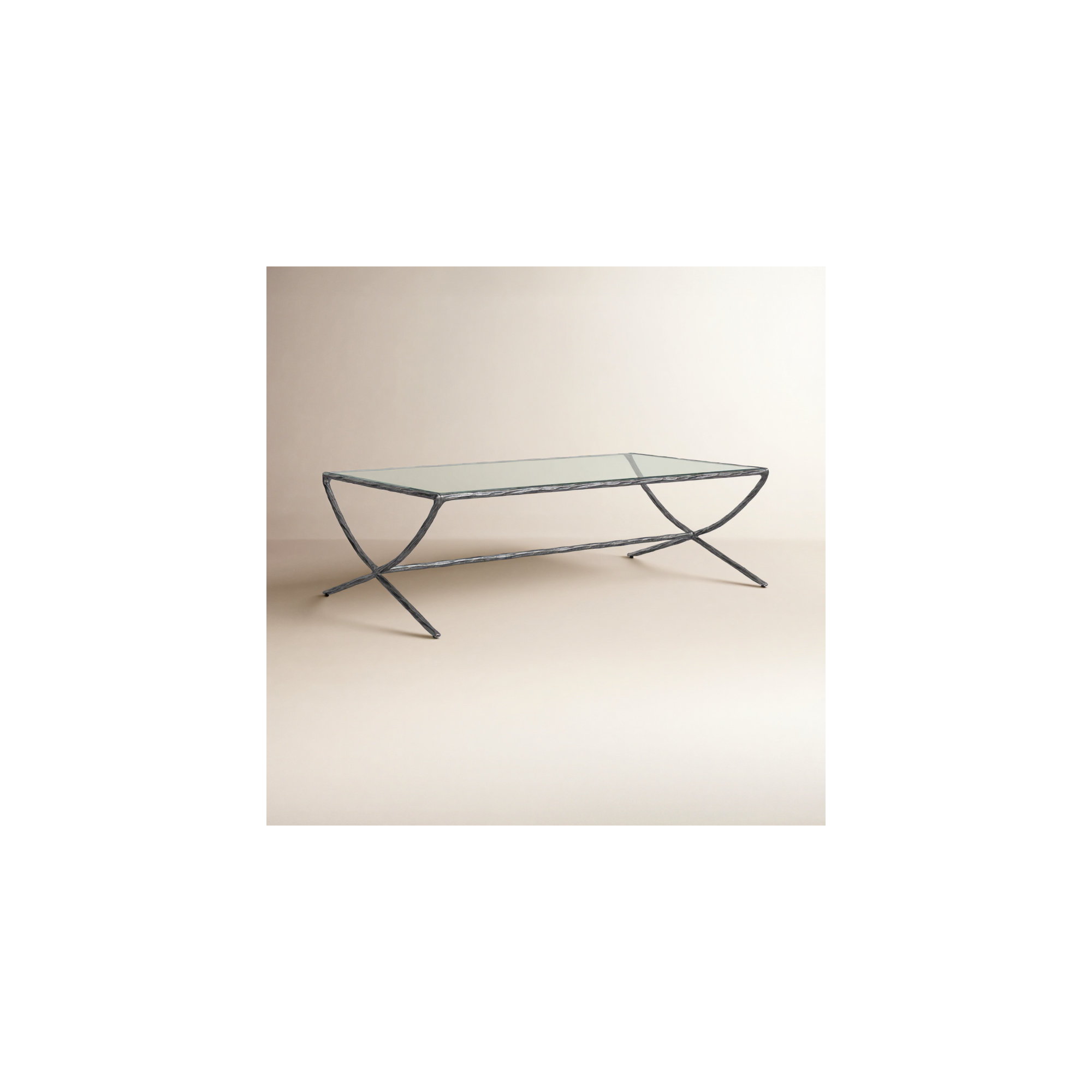 Evelynn Coffee Table, Silver