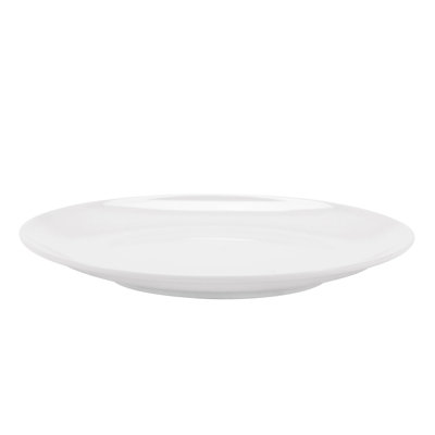 GET 207-5-W Melamine Coupe Dinner Plate, 10.5", White (Set of 12)