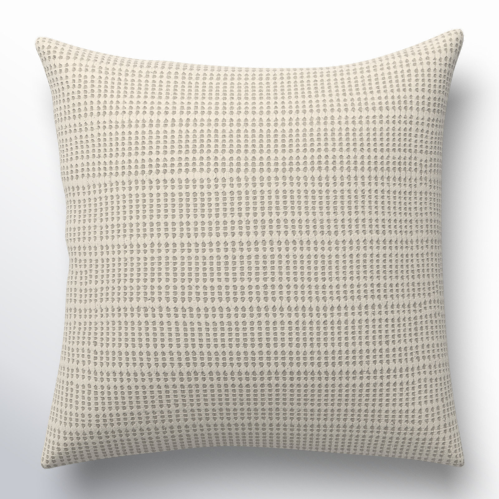 Migina Dots Cotton Throw Pillow, Gray