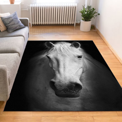 Deluxe Soft Pile Printed Rug with Intricate Floral Pattern for Enhancing Your Living Room or Bedroom Decor