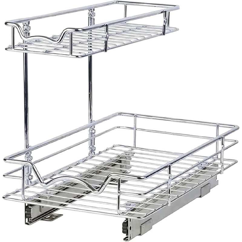 2 rangements sous le lavabo, H 14,63 po x l 11,37 po x P 18 po