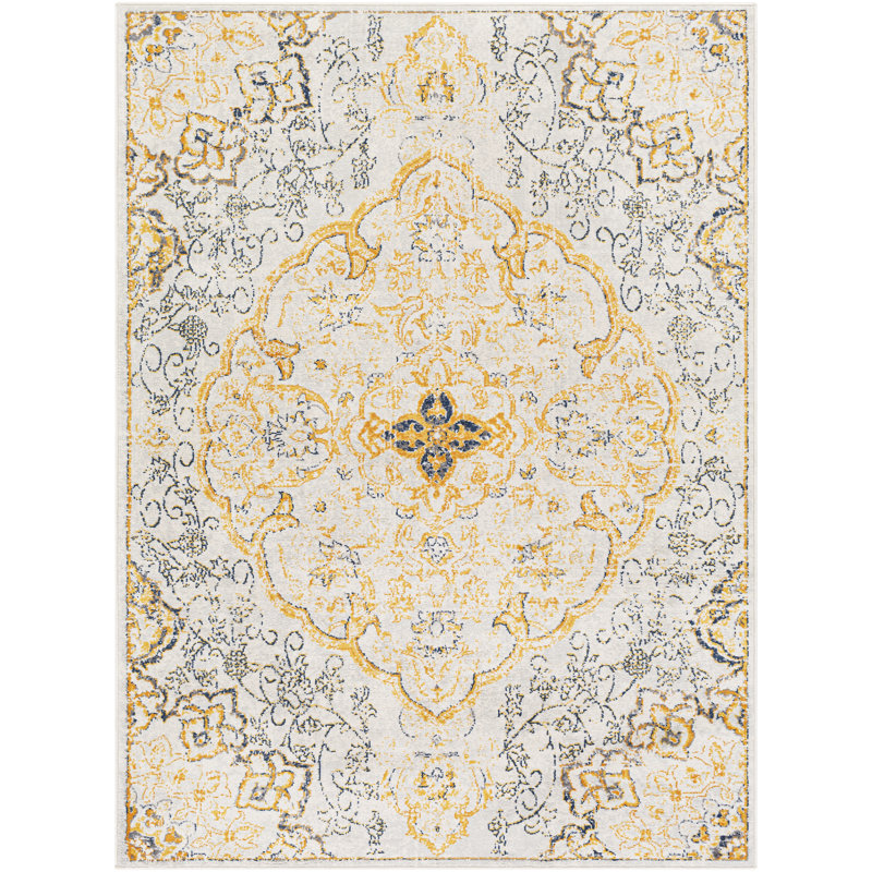 Cabe Oriental Indoor Rug, Rectangle 6'7" x 9'