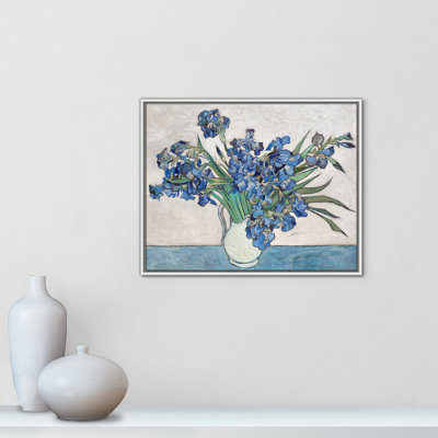 Blue Irises Print by Vincent Van Gogh