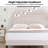 Kempst Full Size Bed Button Tufted Upholstered Adjustable Headboard, Strong Wood Slat Support Bed Frame, Beige-1678332818-1685376030