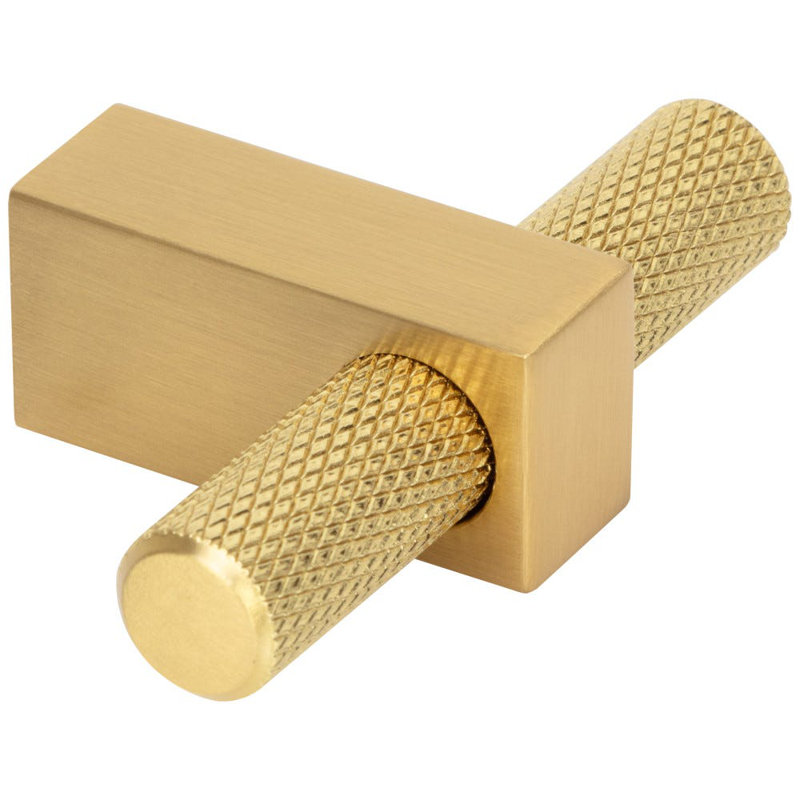 Larkin 3 Bar Knob, Brushed Gold