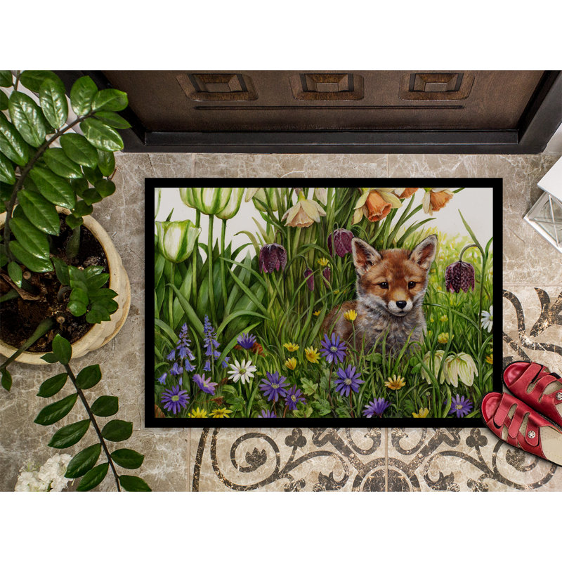 Valdese Non-Slip Outdoor Doormat, Rectangle 2' x 3'