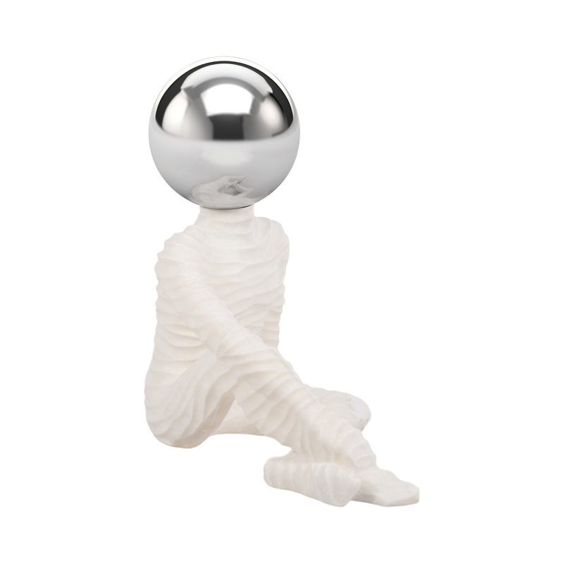 Cosentino 37" Oversized Quartz Resin Sitting Man With