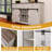 58.1" Width Farmhouse Sideboard Buffet With 3-Drawer And Wine Storage