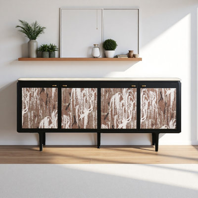 French Retro Creative Design TV Cabinet