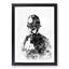 Rude Policeman in Abstract by Banksy - Picture Frame Graphic Art Print-55761968-55761969