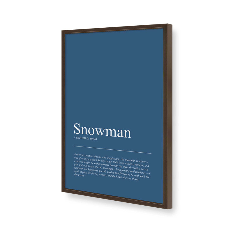 Frosty Wonder, reproduction d'art, 8 po x 10 po, Brun Belvinder