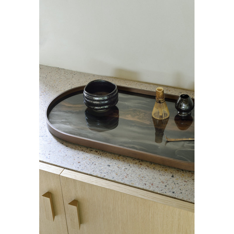 Linear Flow Decorative Tray